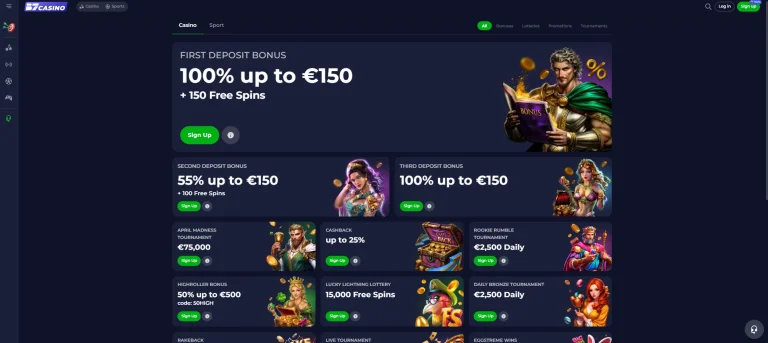 B7 Casino Bonus