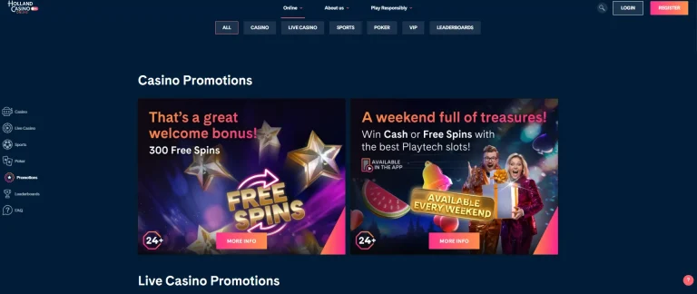 Holland Casino Bonus