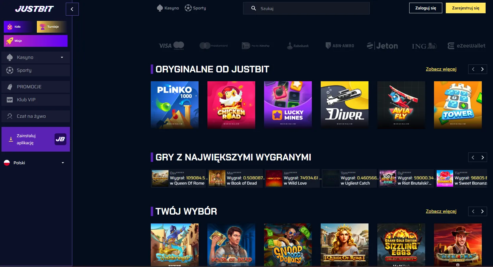 Justbit Casino Review