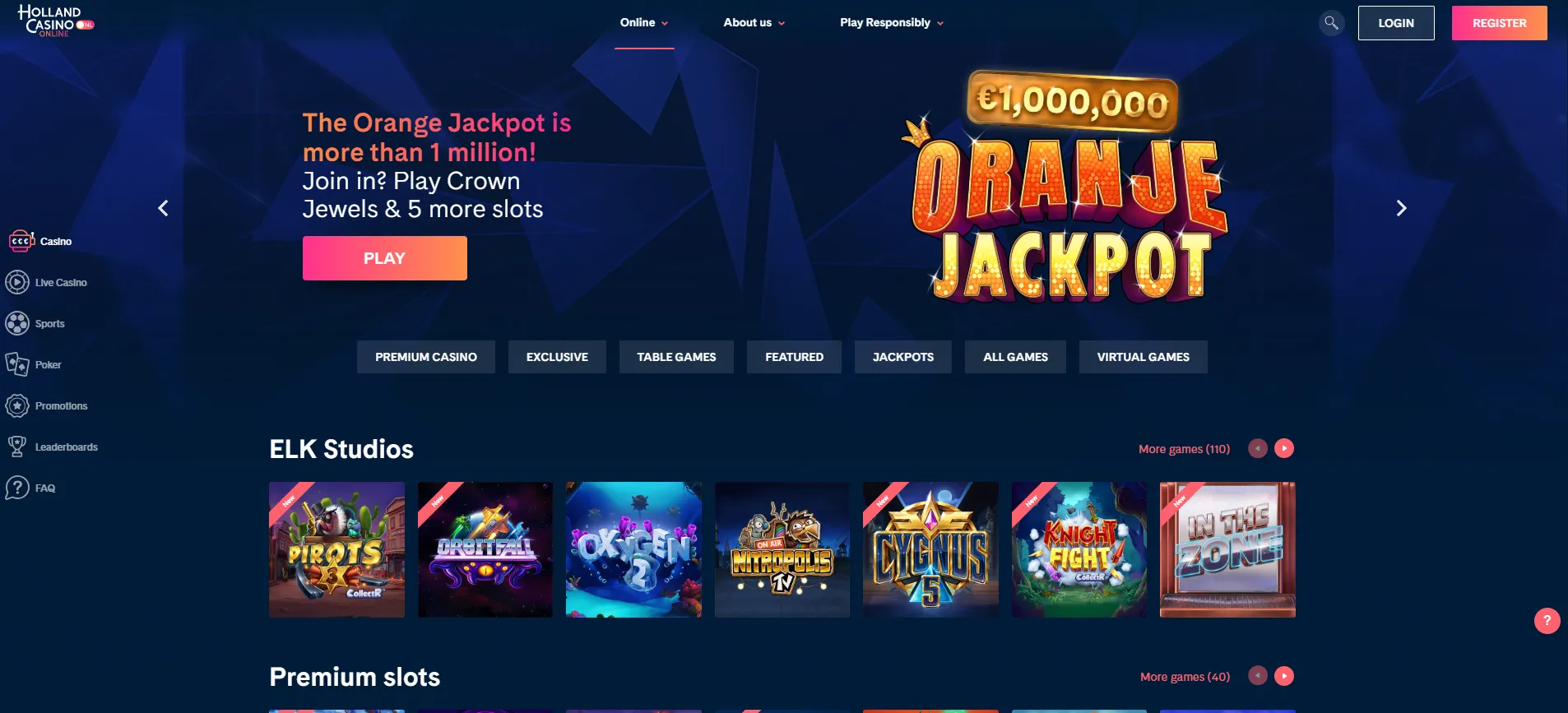 Holland Casino No Deposit Bonus